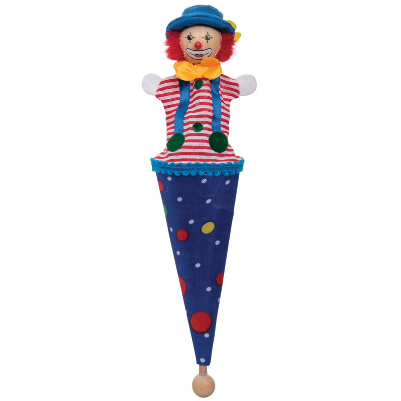 Pop up store clown toy