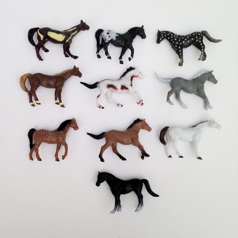 little plastic horses