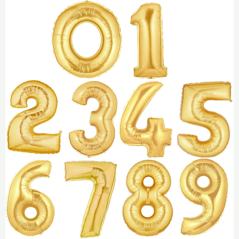 Where to get gold shop number balloons